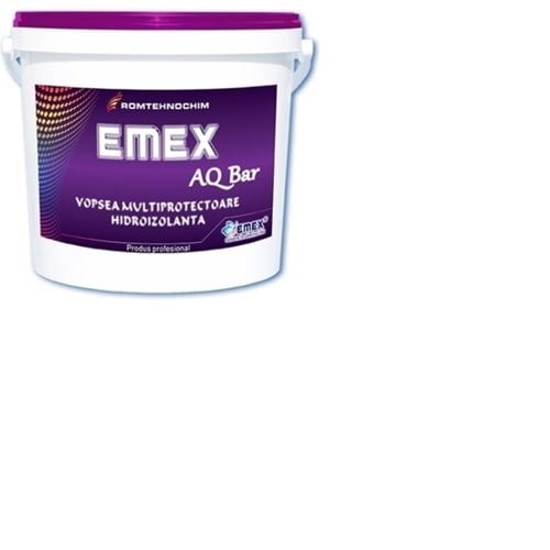 Vopsea Hidroizolanta Elastica EMEX AQ BAR  Kg - Alb