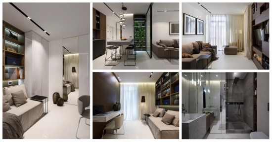 O super idee de amenajare a unui apartament de 44 de metri patrati in stil minimalist