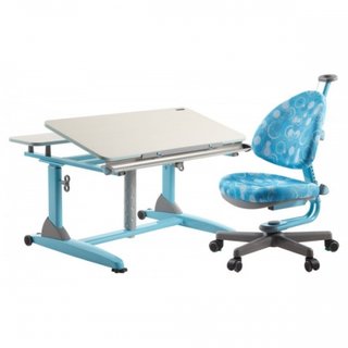 Birou pentru scoala reglabil pe inaltime si scaun ergonomic