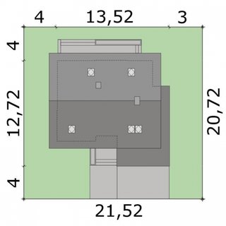 Dimensiuni teren casa cu 4 dormitoare si garaj
