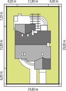 Proiect casa cu latime de 15.80 metri