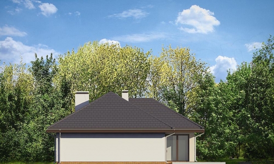 Reprezentare tridimensionala perete lateral al casei