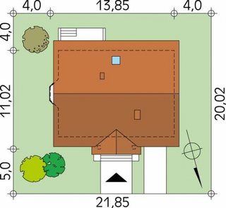 Dimensiuni teren casa amenajata pe 3 niveluri