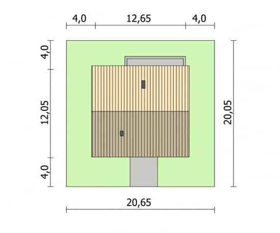 Dimensiuni teren casa cu 3 dormitoare