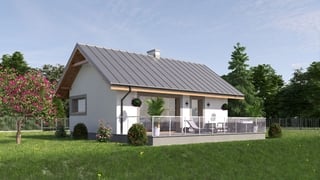 Proiect casa mica de 41 mp utili