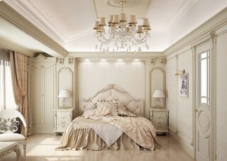 Design dormitor in stil francez de lux