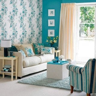 Decor turcoaz living