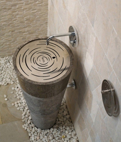 Chiuveta cilindrica perfecta in fiecare baie