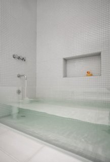Idee pentru cada cada de baie transparenta