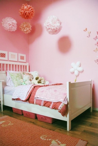 Decoratiuni diverse pentru o camera de fetita