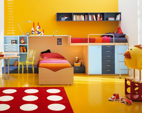 Modele de perdele si covoare pentru camera copiilor - 50 de imagini cu idei de asortare