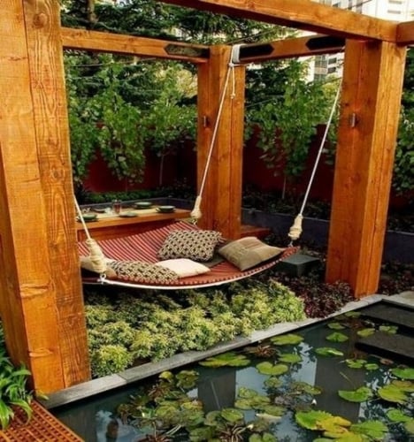 Relaxare in aer liber : paturi de exterior pentru gradina