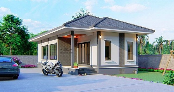 Proiect de casa ingusta perfecta pentru loturi mici cu restrictii de constructie