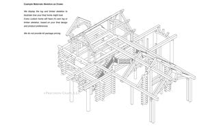 Structura casa din barne de lemn