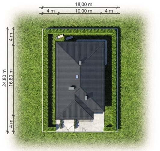 Dimensiuni teren casa cu 2 camere