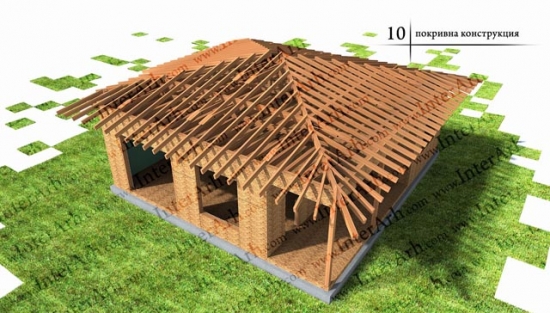 Montaj acoperis casa din lemn