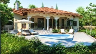 Casa in stil mediteranean doar parter