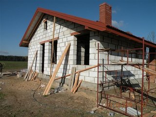Casa construita dupa proiect stadiu rosu