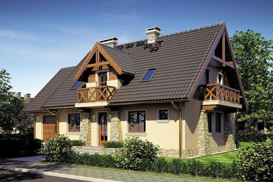 3 proiecte de case rustice cu mansada - locuinte cu adevarat unice