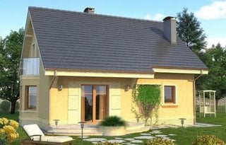 Casa cu 3 dormitoare la mansarda