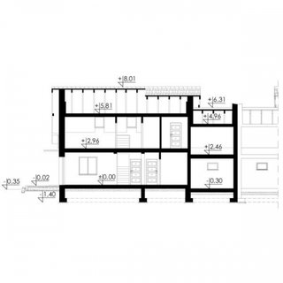 Plan vertical casa cu 4 dormitoare