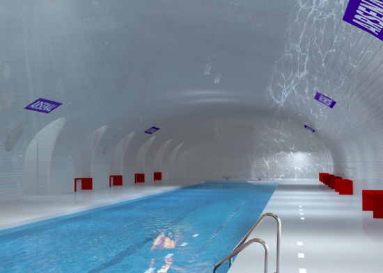 Ce parere ati avea daca o veche statie de metrou ar fi transformata in piscina? Ati inota in subteran?