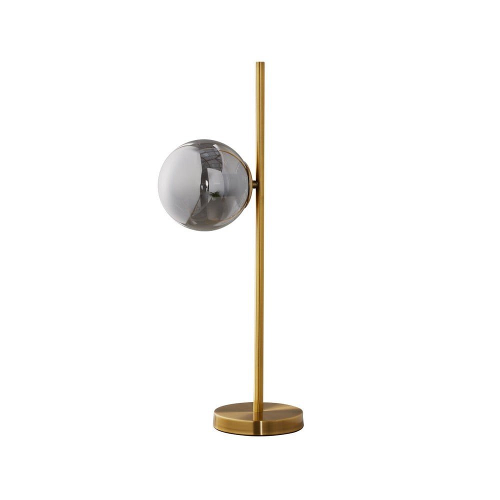 Veioză Native Sphere metalica, gri-auriu, design modern